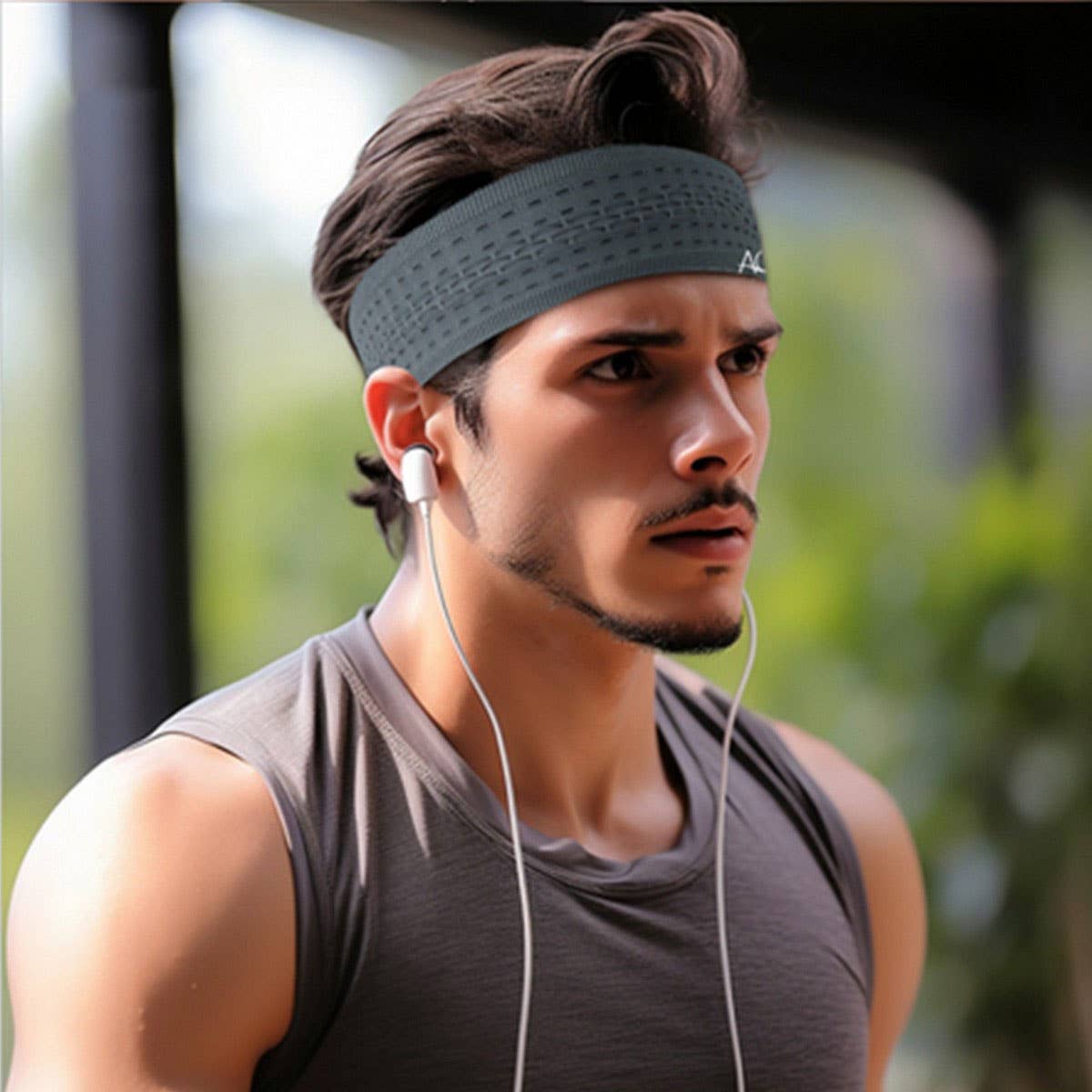 QUICK DRY SWEAT WICKING RUNNING SPORTS HEADBAND_CWMM7953