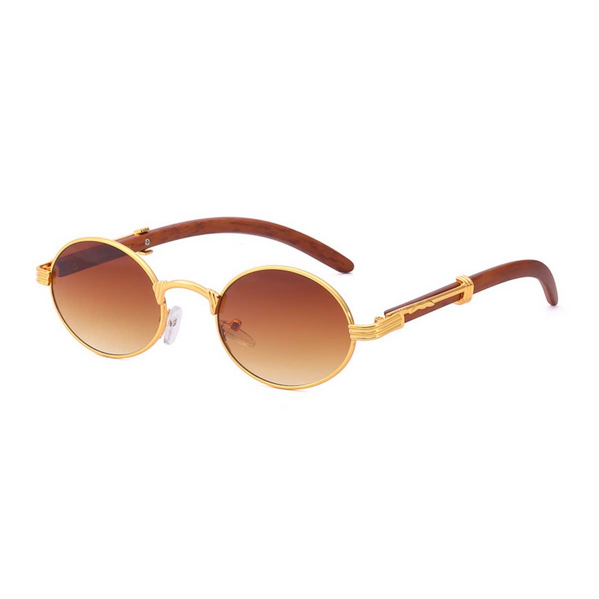 IMITATION WOOD SUNGLASSES ROUND FRAME SUNGLASSES_CWASG0581
