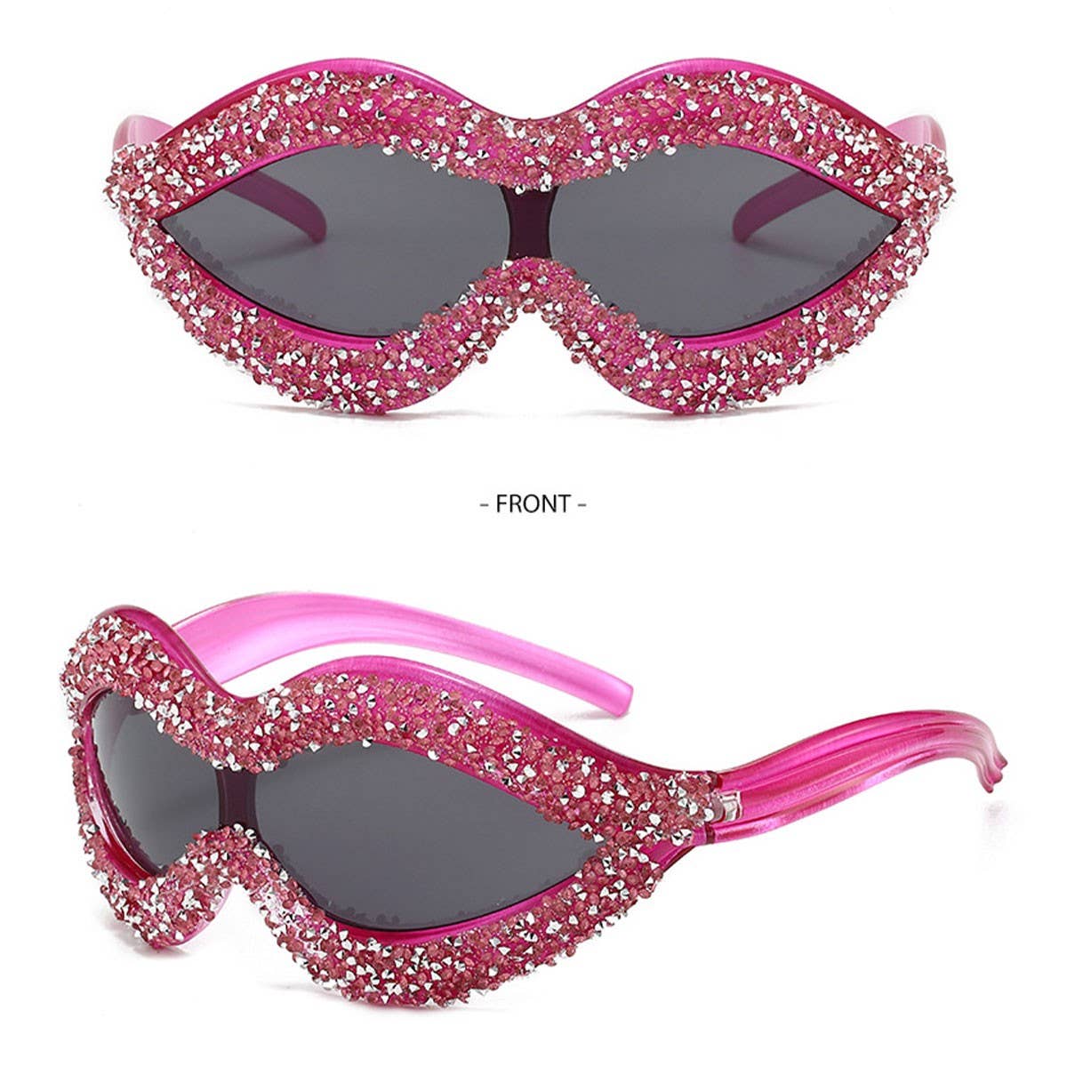 ALIEN ONE PIECE SEXY LIPS WITH DIAMOND SUNGLASSES_CWASG0838