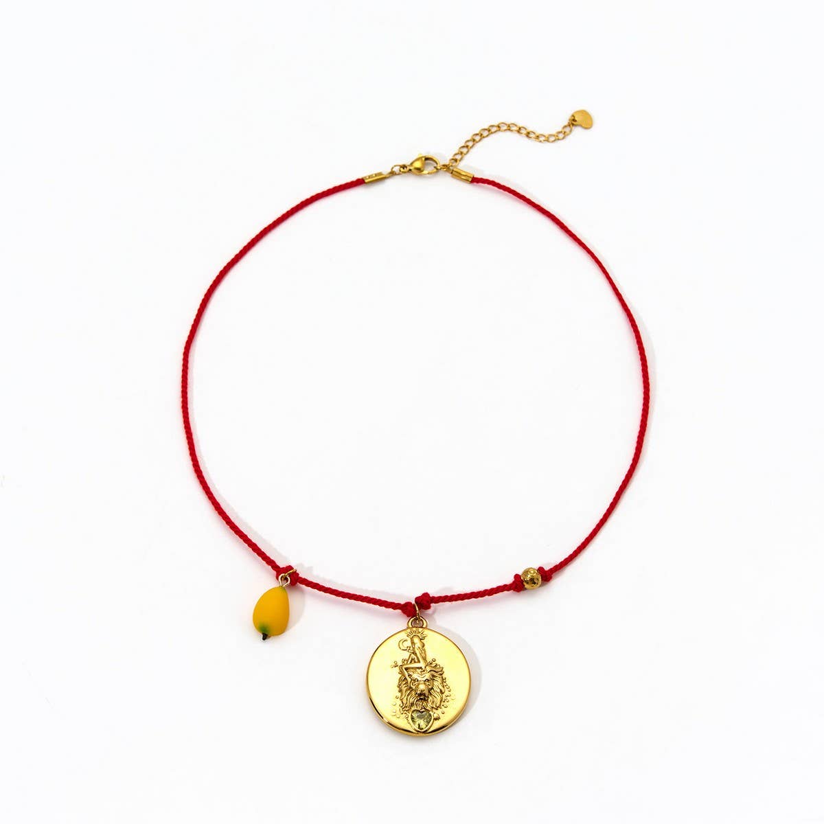 HANDMADE ROPE ZODIAC NECKLACE WITH ZIRCON_CWMM8841