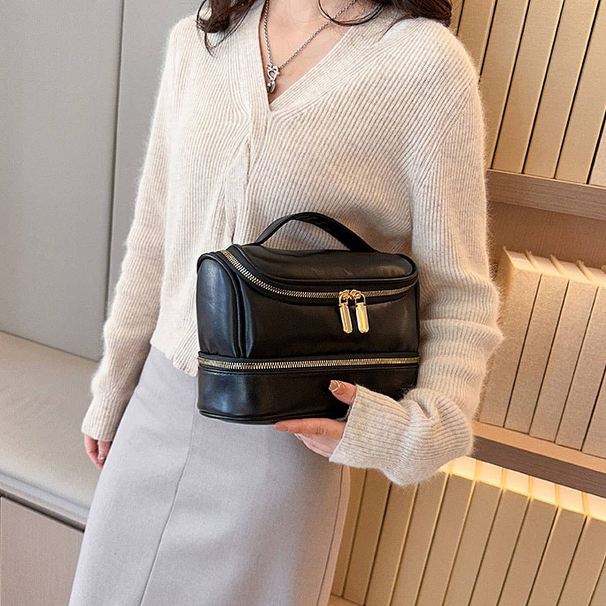 NEW FASHION PORTABLE LARGE CAPACITY COSMETIC BAG_CWAB4478