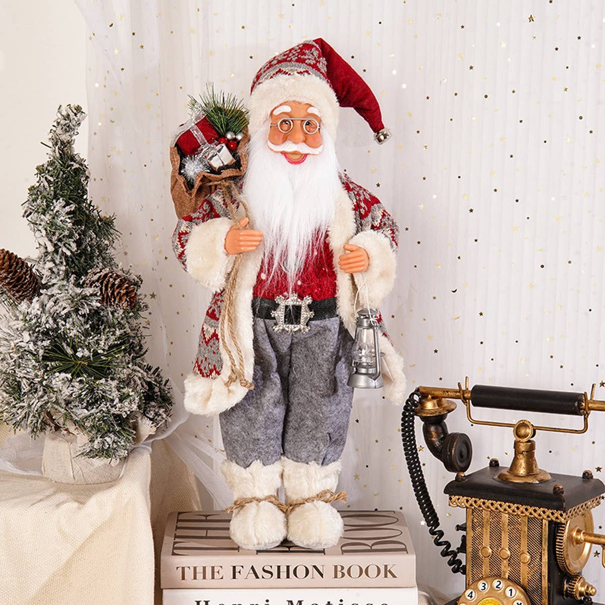 CHRISTMAS BACKPACK STANDING OLD MAN ORNAMENTS_CWMM2858