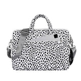 BLACK AND WHITE LAPTOP BRIEFCASE NOTEBOOK CASE_CWAB3324