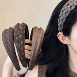 Fabric Shell Hair Claw Elegant Shark Clip_Cwaha07887