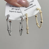 PERSONALIZED SCREW CAP CURVED EARRINGS_CWAJE1453