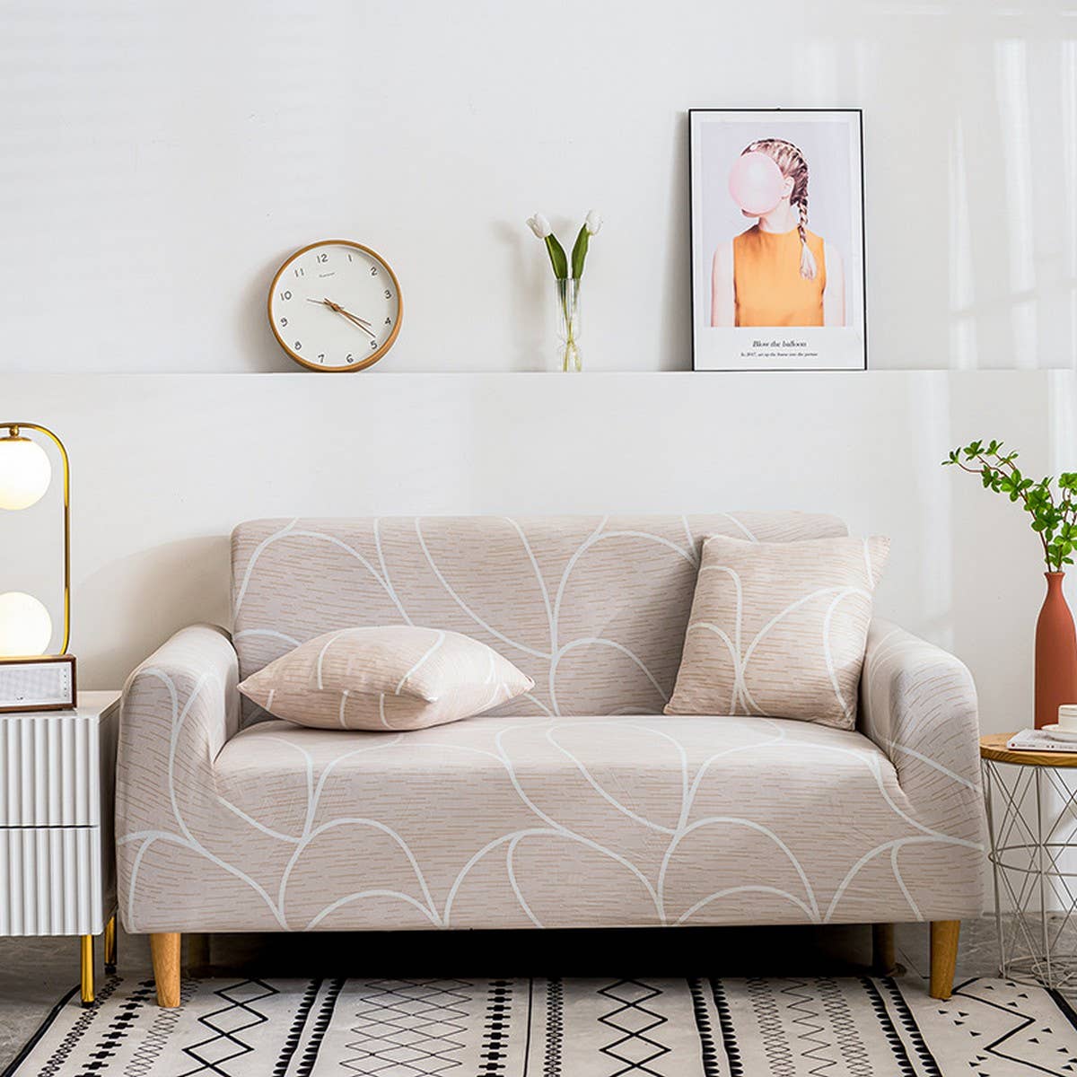 MILK SILK SOFA COVER STRETCH FULL WRAP_CWMM8322