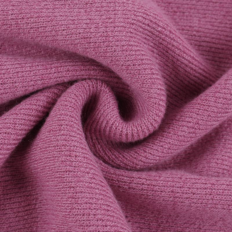 Stylish Elegance High-Neck Fit Long-Sleeved Dress