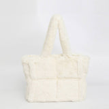 PLUSH FUR TOTE BAG WOMEN LARGE SHOULDER HANDBAG_CUAB00551