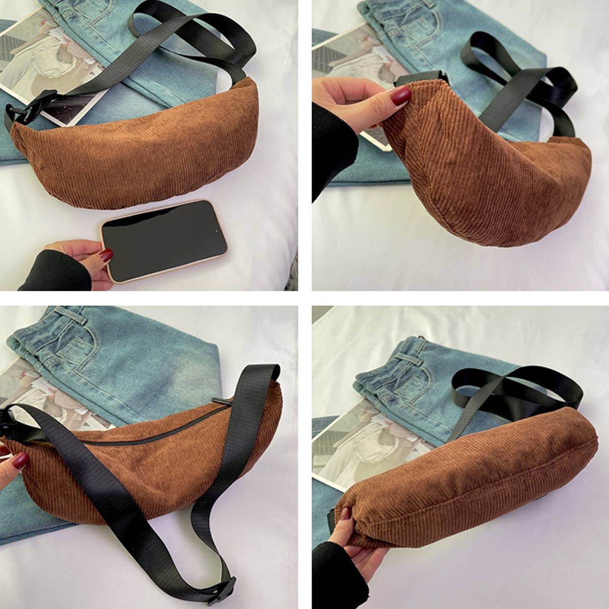 Simple Casual Shoulder Bag Waist Bag_Cwab2087