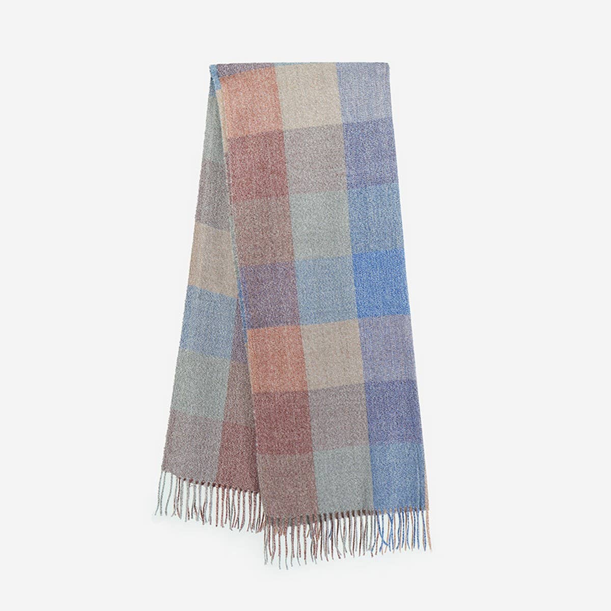 PLAID SCARF UNISEX THICK WARM WINTER SHAWL_CWASC1096
