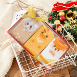 3 PAIRS OF GIFT BOX PARENT CHILD MIDDLE TUBE SOCKS_CWMS0971