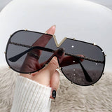 METAL FRAME ONE PIECE LENSES SUNGLASSES_CWASG0370