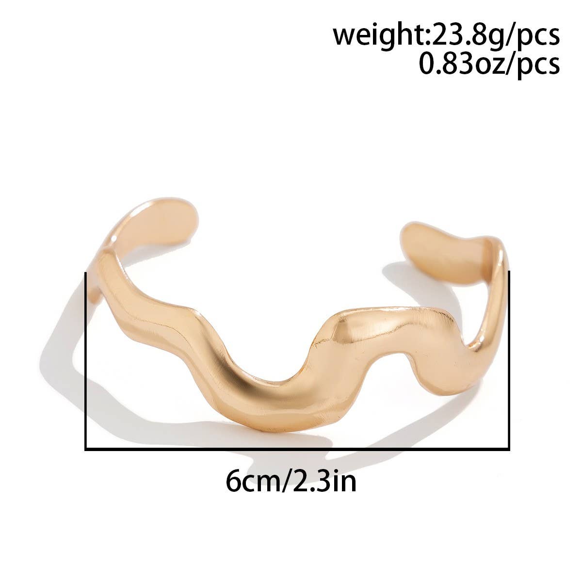 COOL GEOMETRIC TWISTED DESIGN NECKLACE_CWAJE1808