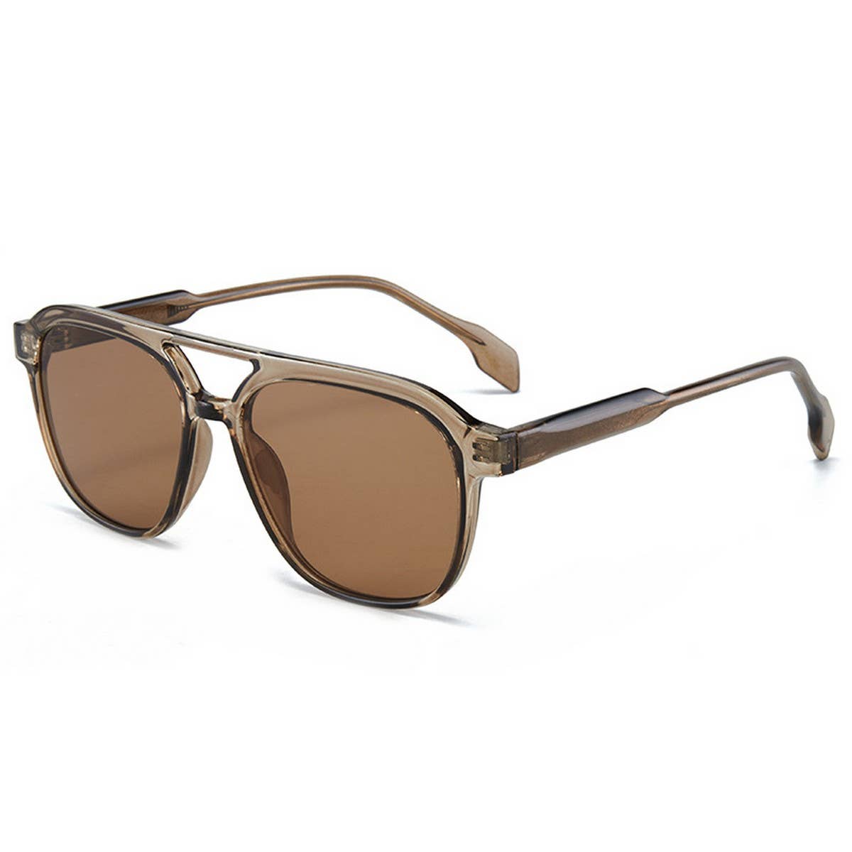 STYLISH DOUBLE BRIDGE CORE TEMPLE SUNGLASSES_CWASG1196