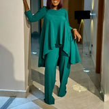 OVERSIZED TOP AND WIDE LEG PANTS TWO PIECE SET_CWSTB1141