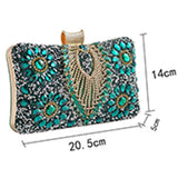 Women Dinner Chain One-Shouler Diamond Bag_Cwab0597