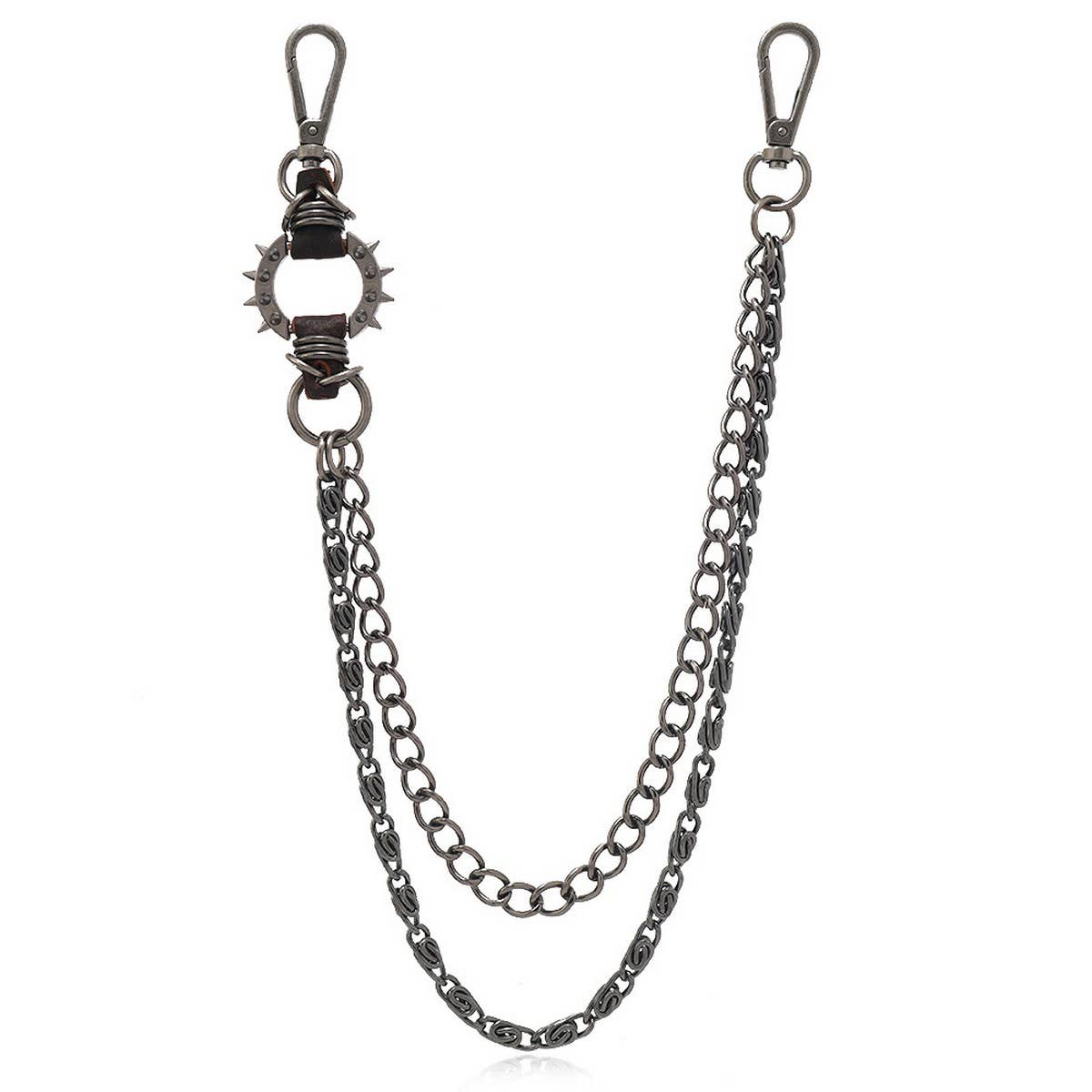 DARK ALL MATCH TRENDY ALLOY TROUSER CHAIN_CWMM4842