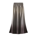 SATIN HIGH WAIST FISHTAIL BODYCON MIDI SKIRT_CWBMS0360