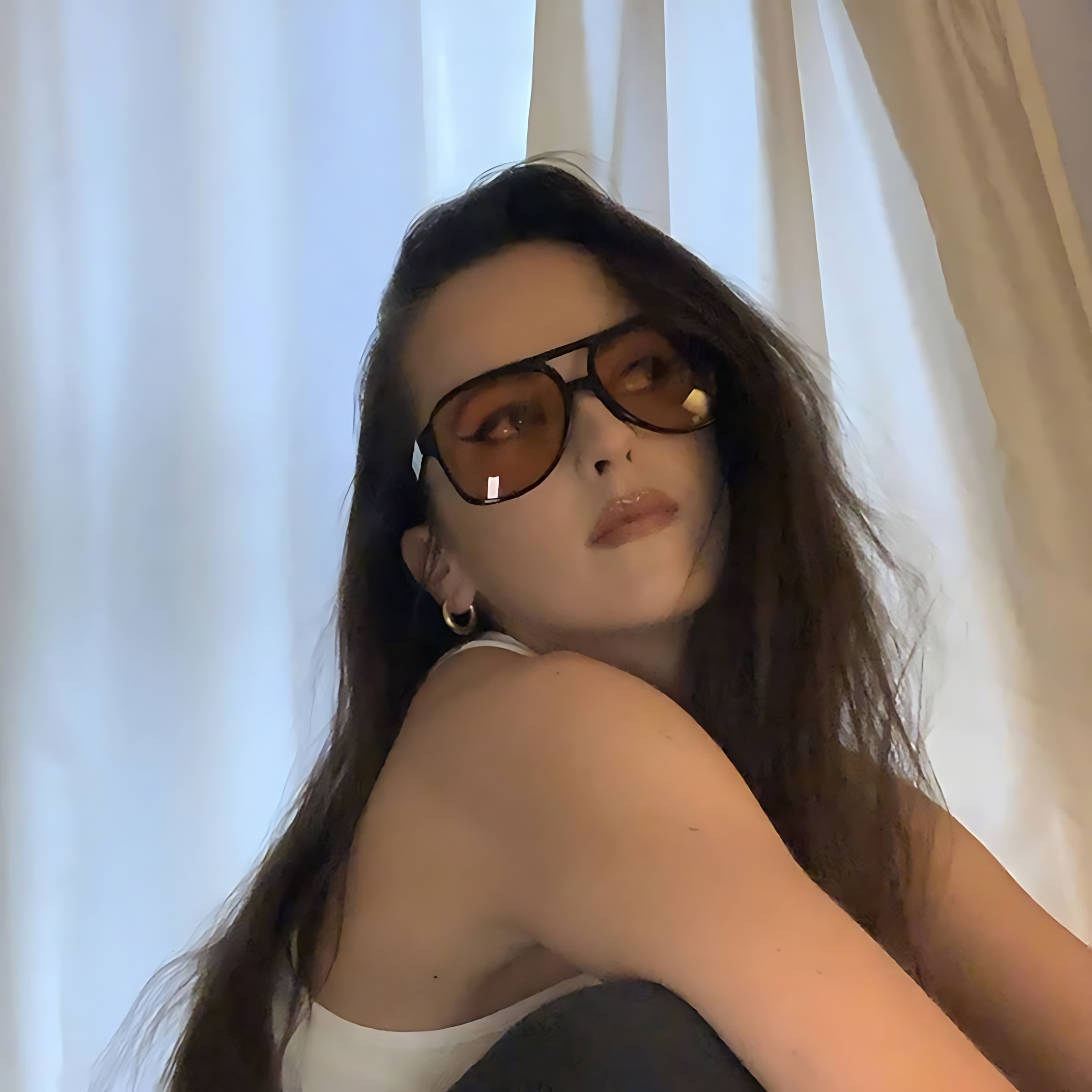 Vintage Double Bridge Aviator Sunglasses_Cwasg0113