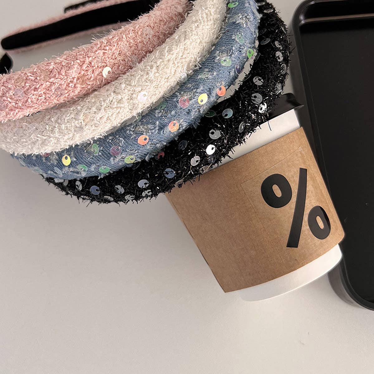 CLASSIC SEQUINED SPONGE HEADBAND_CWAHA2830