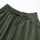 Wave Tie Adjustable Skirt Long Swing Skirt_Cwbss0417