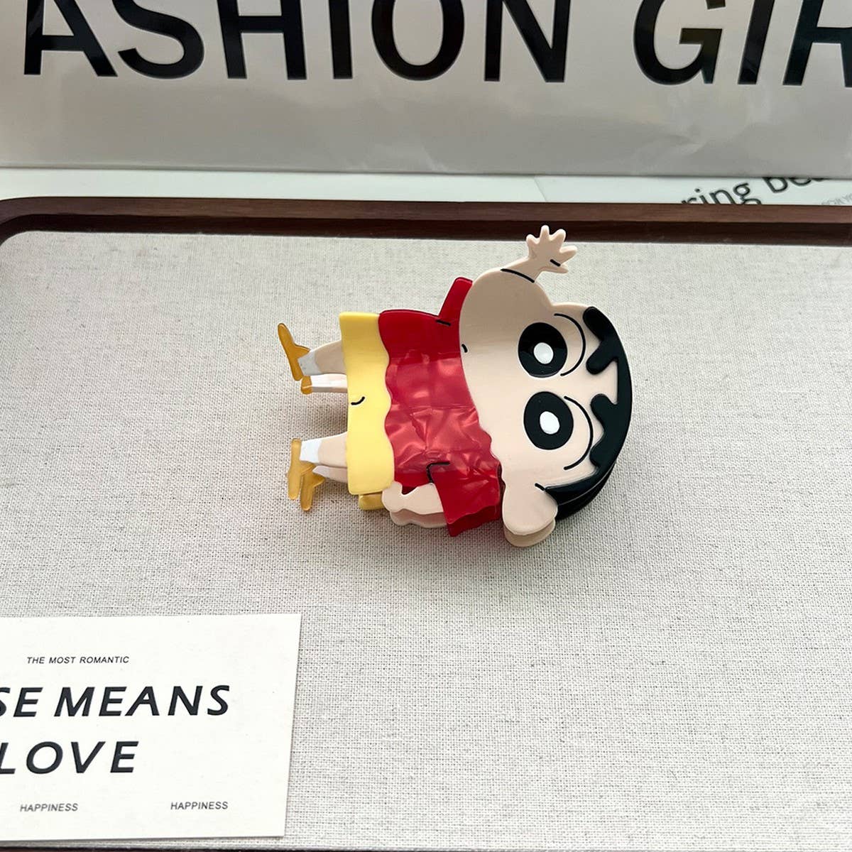 CARTOON BOY ACETATE HAIR CLAW CUTE ANIME STYLE_CWAHA5747