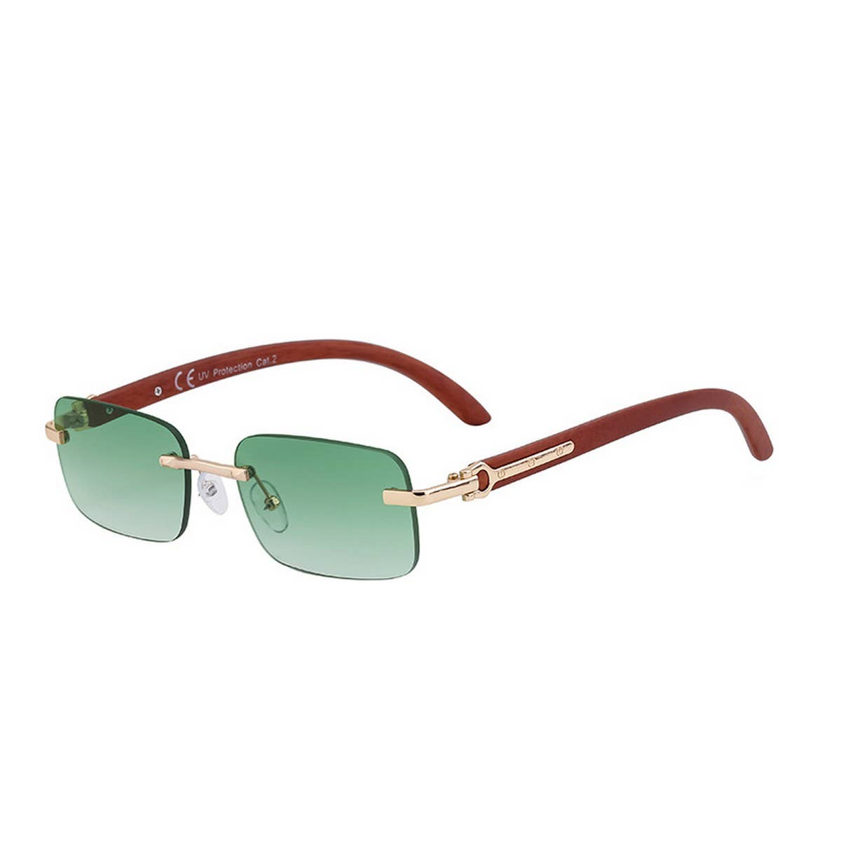 RETRO SMALL FRAME RIMLESS SUNGLASSES_CWASG0671