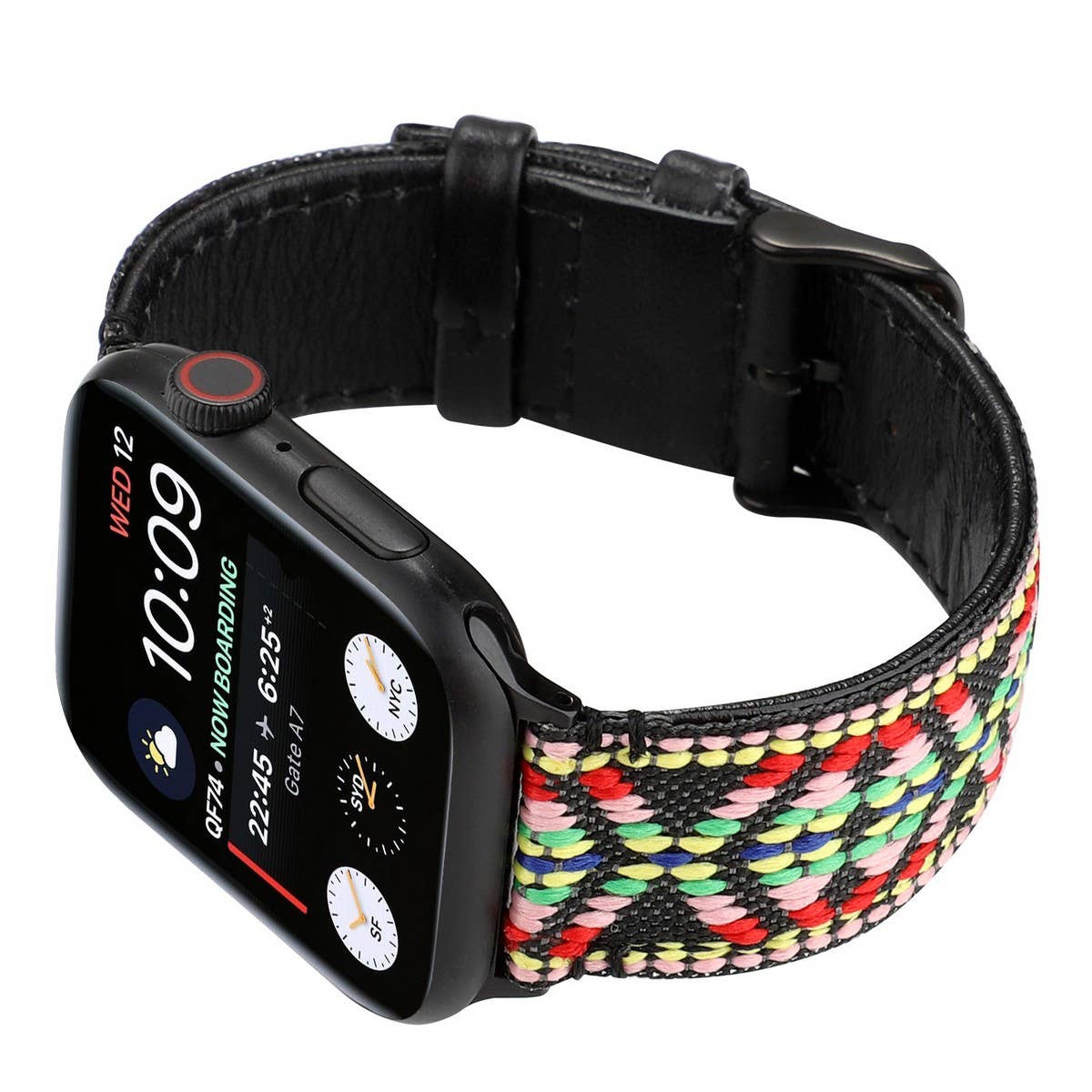 APPLE WATCH IWATCH9 ETHNIC STYLE LEATHER STRAP_CWWW0059