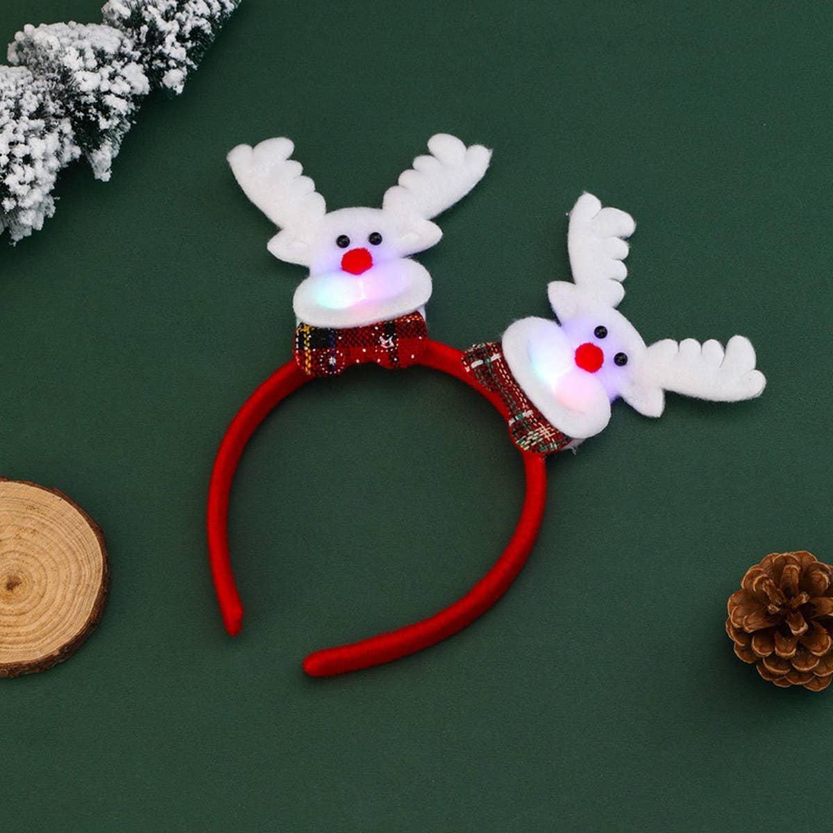 CHRISTMAS LIGHTED PARTY HEADBAND_CWAHA2739