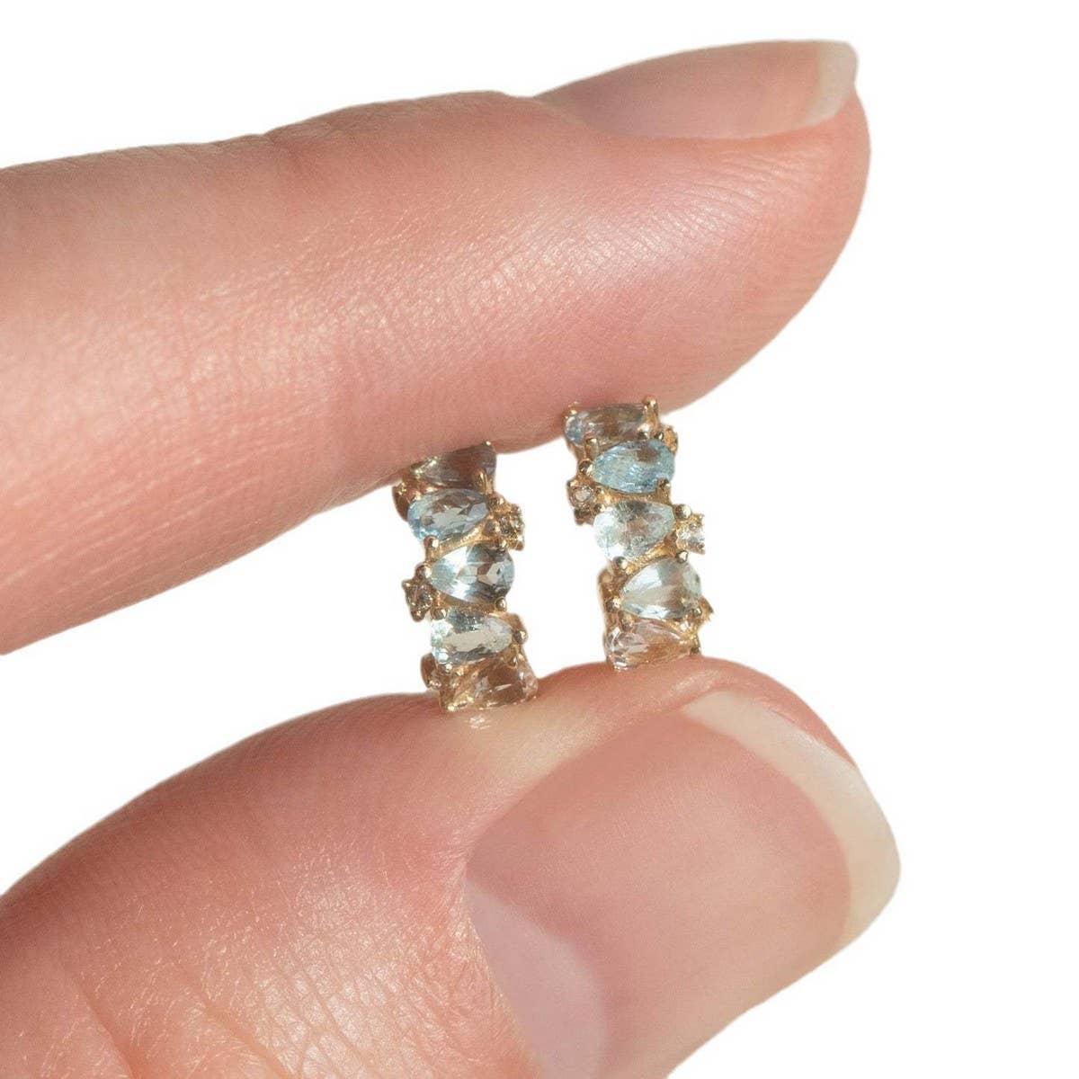 COLORFAST GRADIENT BIRTHSTONE STUD EARRINGS_CWAJE5105