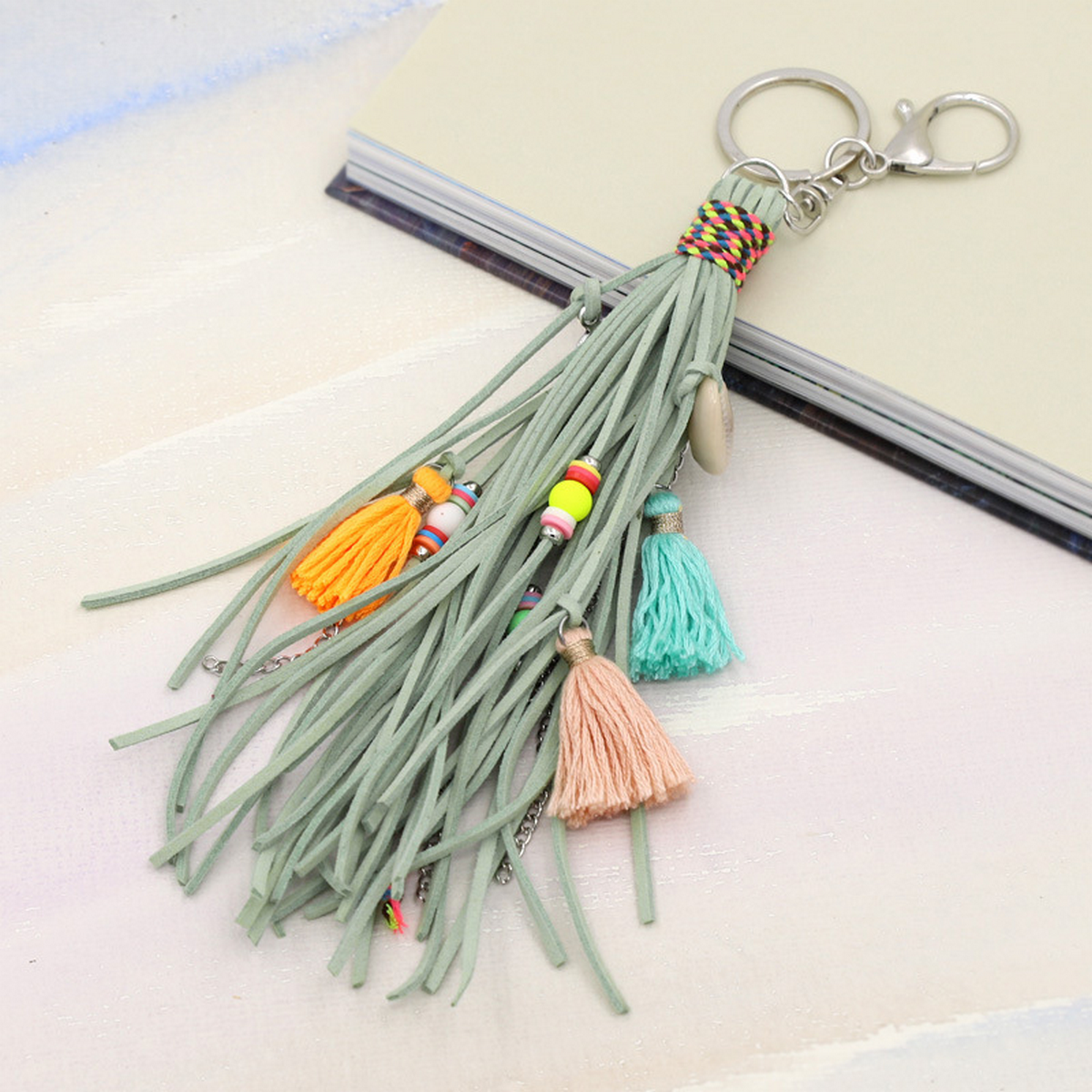 CUTE BOHEMIAN STYLE KEYCHAIN BAG PENDANT_CWMM3551
