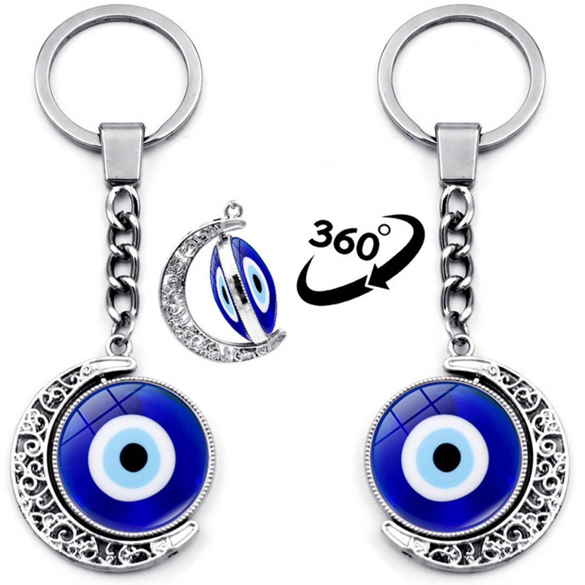DEVILS EYE KEYCHAIN PENDANT_CWMM0501