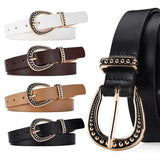 Women Simple Solid Color Pin Buckle Belt_Cwabe0358