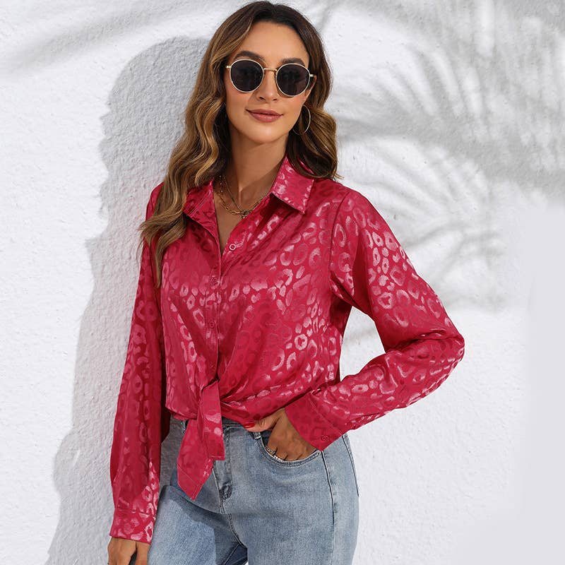 Womens Satin Fancy Shirt