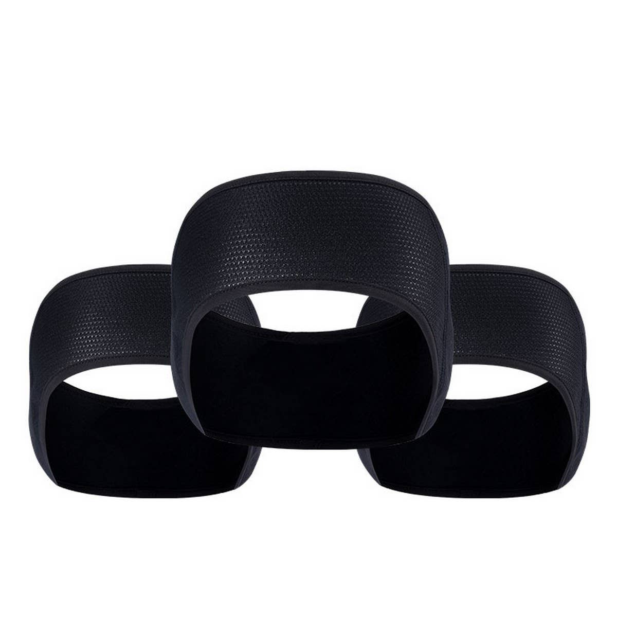 Winter Fleece Headband For Running Skiing_Cwmm8024