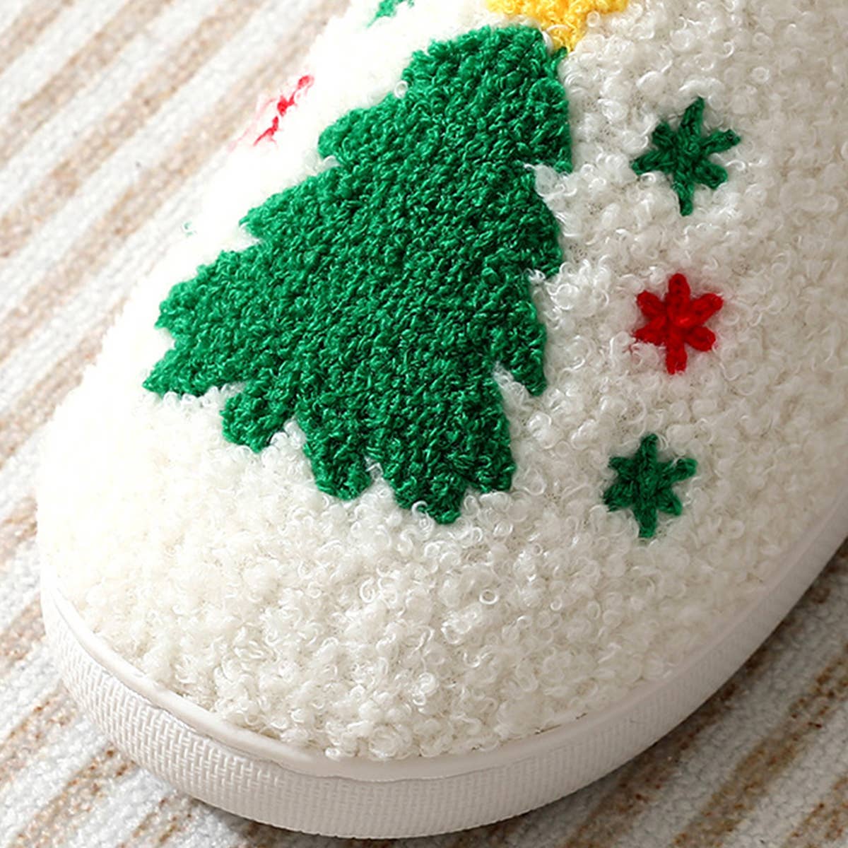 HOME CHRISTMAS TREE WARM COTTON SLIPPERS_CWSHS0290