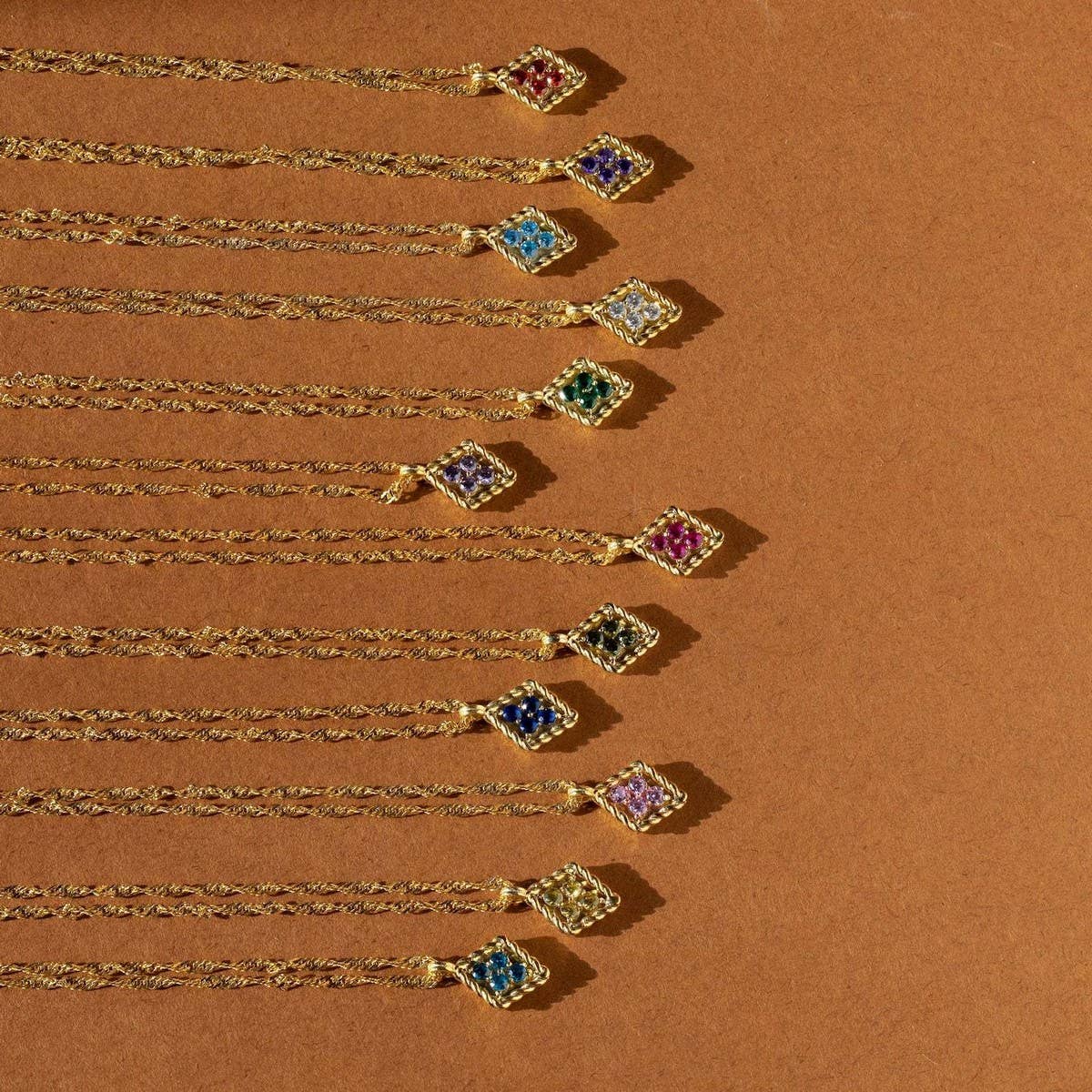 DECEMBER BIRTHSTONE COLORED ZIRCON NECKLACE_CWMM5652