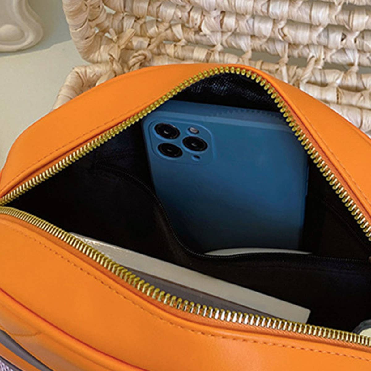 Halloween Pumpkin Cartoon Shoulder Crossbody Bag_Cwab0990