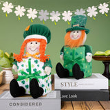 ST PATRICKS DAY GREEN LEAF FESTIVAL DOLLORNAMENTS_CWMM3447