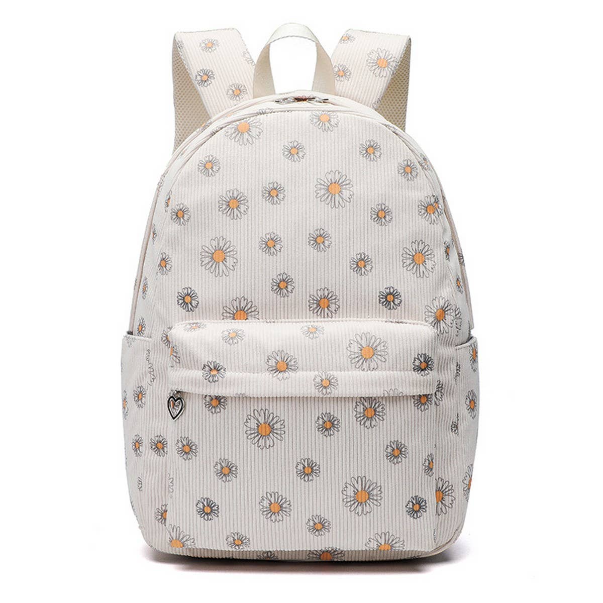 CORDUROY FLORAL BACKPACKS FOR SCHOOL GIRLS LARGE_CWAB5386