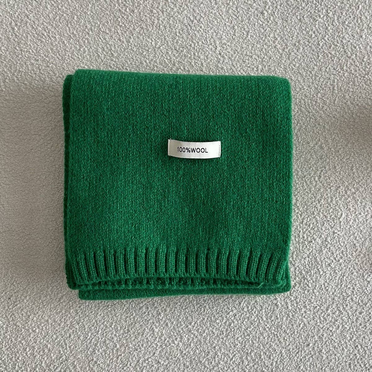 100% WOOL AURORA BLUE KNIT SCARF SOFT WARM_CWASC2285