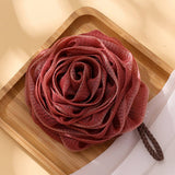 75G BATH BALL ROSE BATH FLOWER BATH BALL BATH POUF_CWMM3338