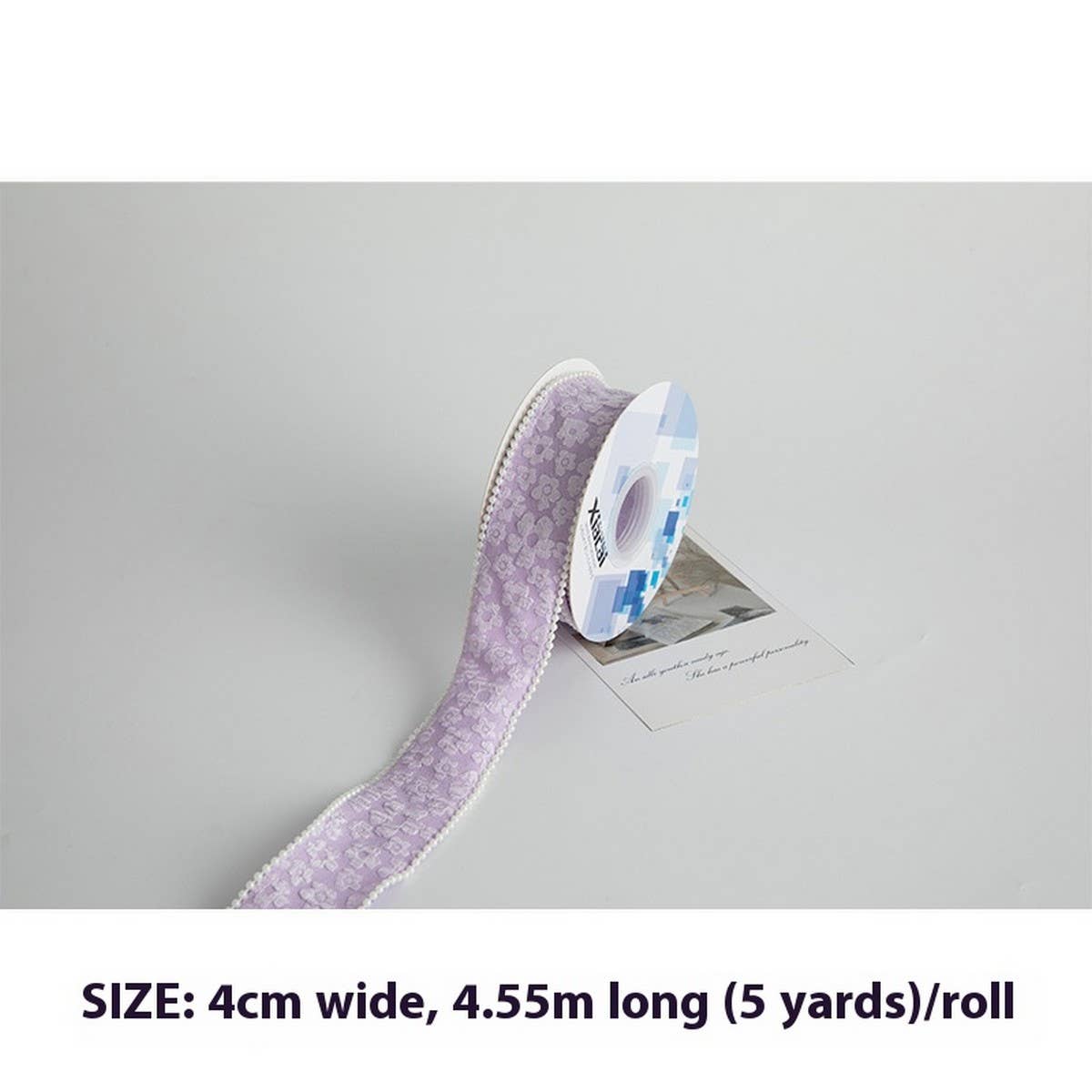 DIY FLORAL RIBBON WITH THREE DIMENSIONAL PATTERN_CWMM5762