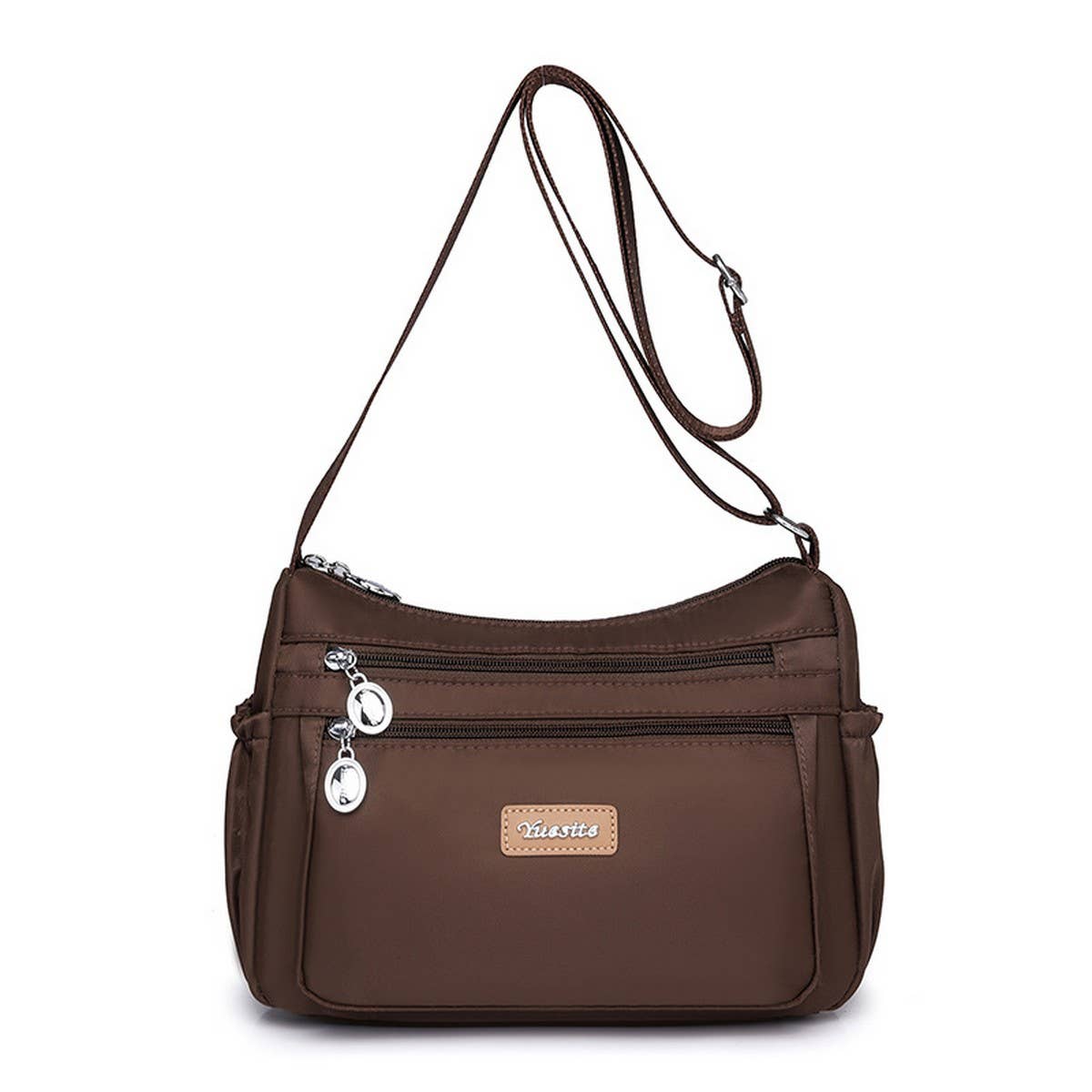 MULTI COMPARTMENT NYLON SHOULDER AND CROSSBODY BAG_CWASC1759