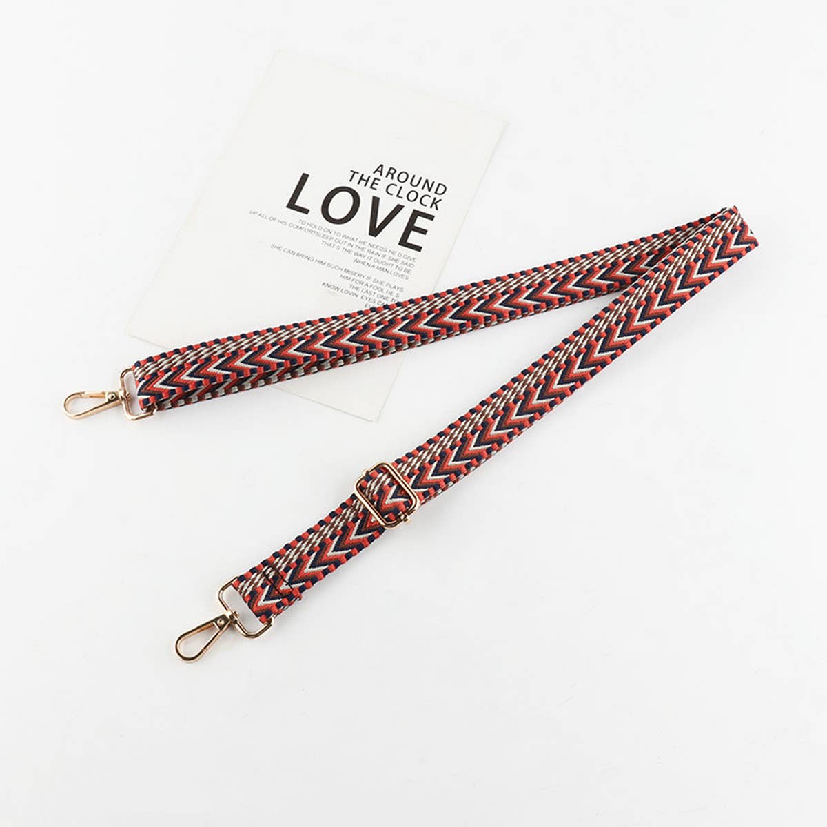 NEW EMBROIDERED REPLACEABLE ADJUSTABLE BAG STRAP_CWMM1051