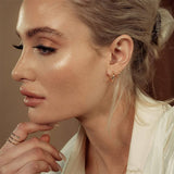 18K GOLD PLATED SPIRAL TWIST DOUBLE HOOP EARRINGS_CWAJE5029