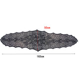 HALLOWEEN BLACK LACE SPIDER WEB WALLPAPER_CWMM1723