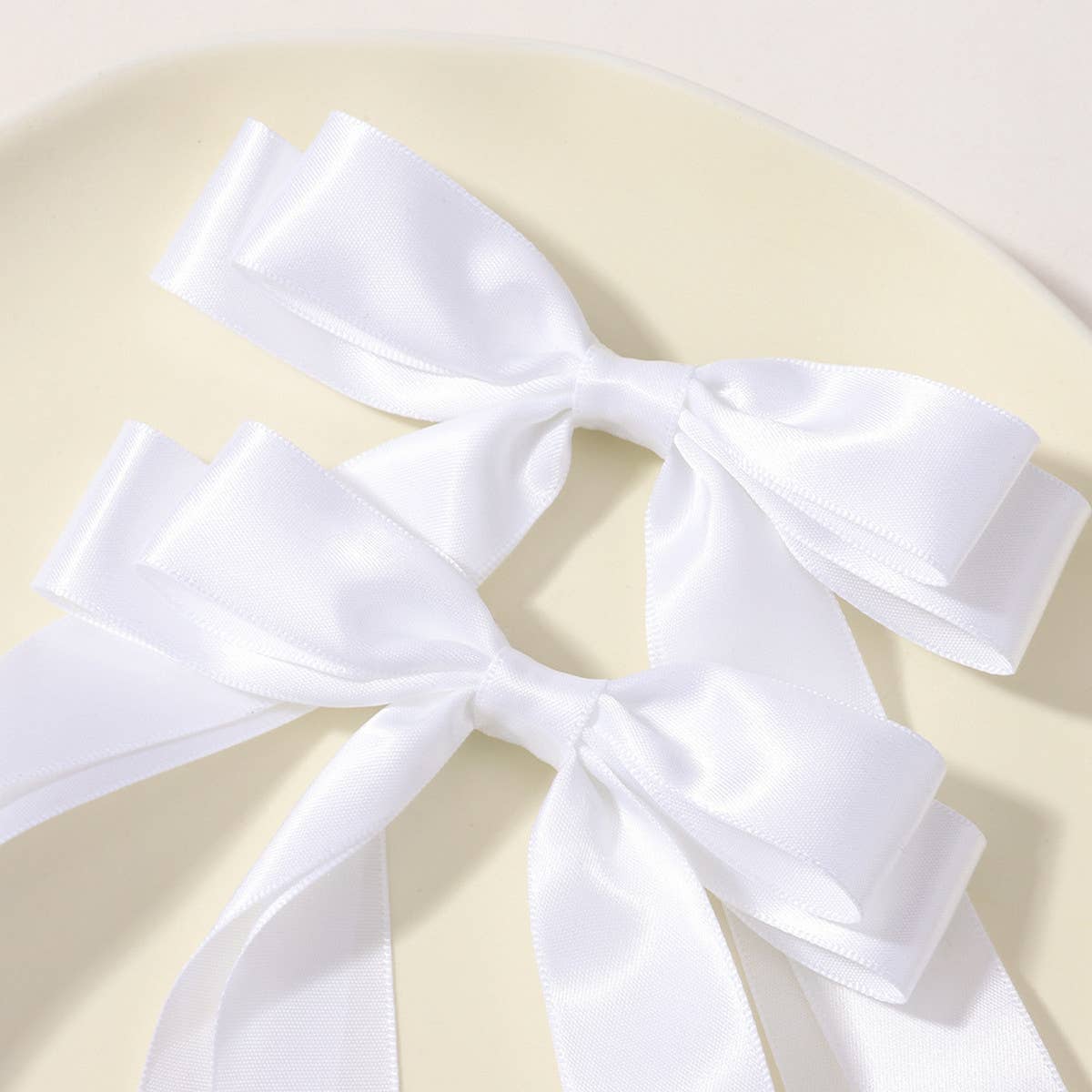 CHILDRENS DOUBLE LAYER RIBBON BOW HAIRPIN_CWAHA2343