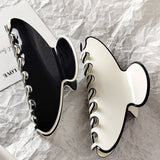 Elegant Acetate Hair Claw ? Pure Color_Cwaha07172