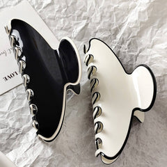 Elegant Acetate Hair Claw ? Pure Color_Cwaha07172